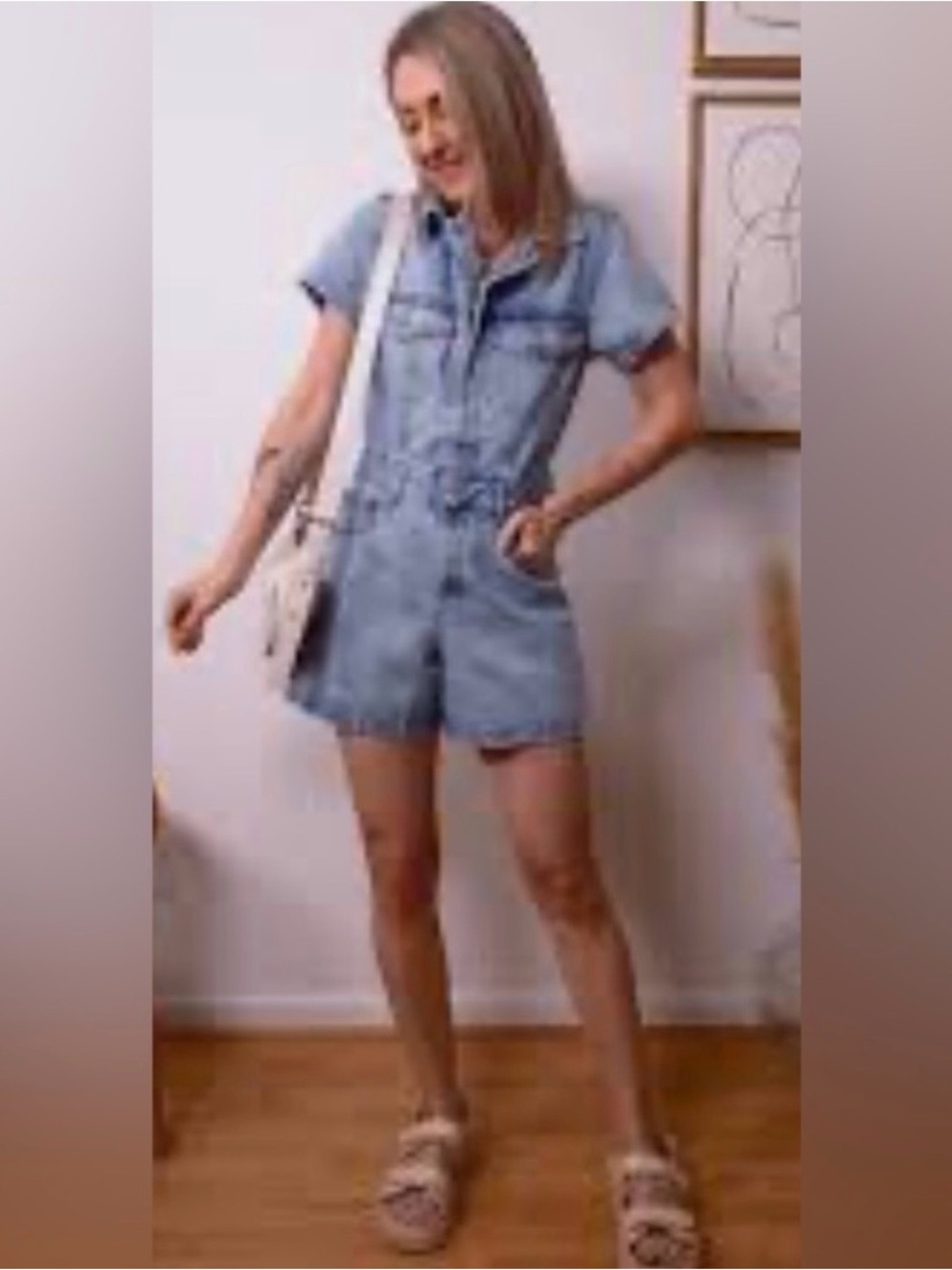 Abercrombie and fitch Denim
Romper. Size XL